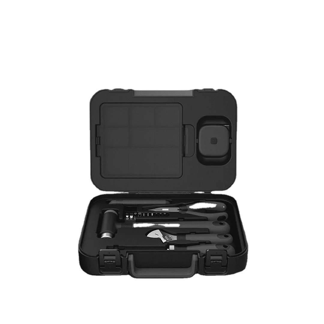 Original for Xiaomi MIIIW Tool Kit Household with Screwdriver Wrench Hammer Tape Pliers Knife Repair Tools 16 Pieces Tool Box