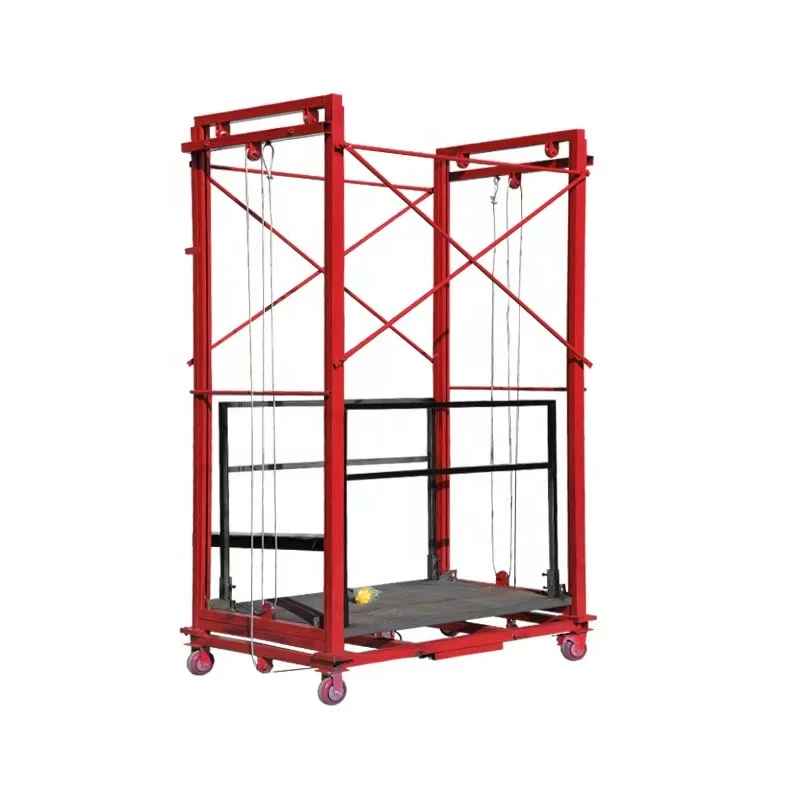 andamio electrico de elevacion compact automatic portable scaffholding electric 10m scraffold lift