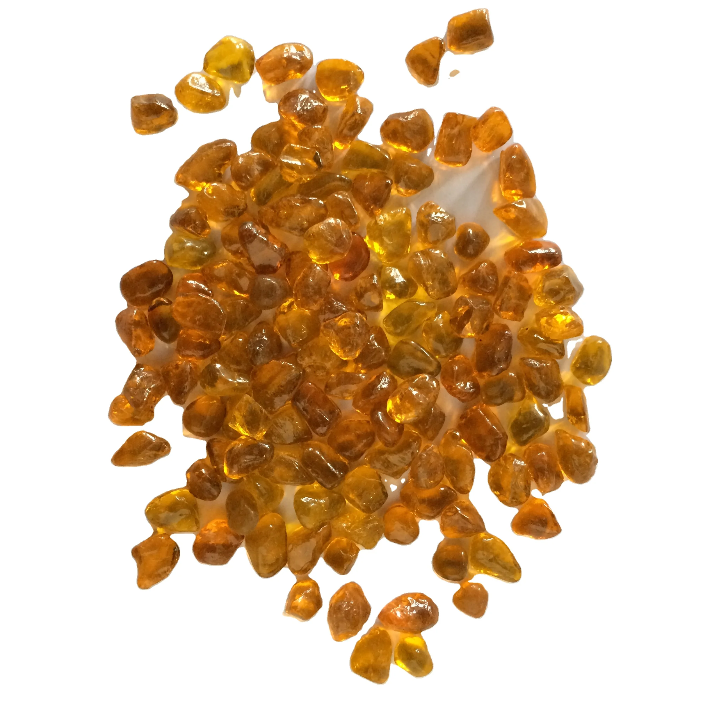 Blue Amber crushed glass sand particle for tile terrazzo and decoration