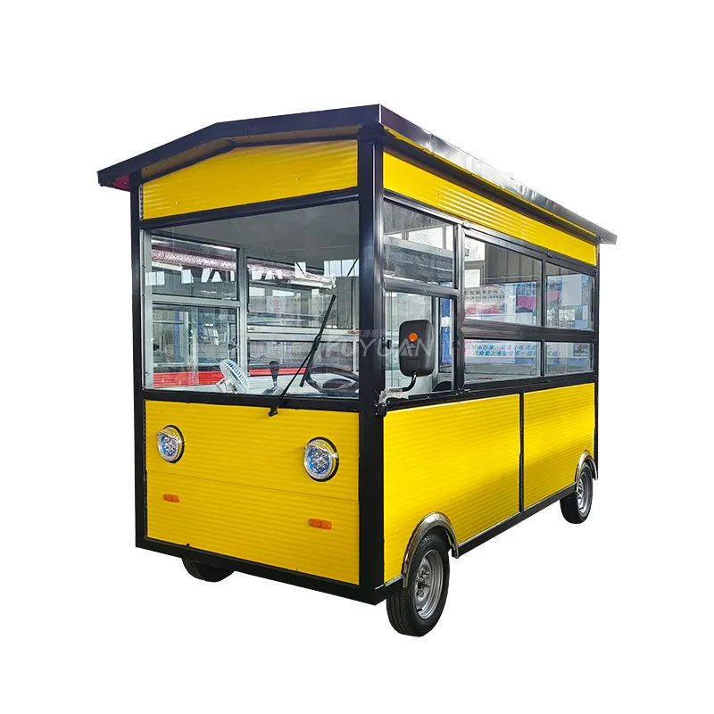 High quality van food trailer pizza truck with low price buy food truck mobile