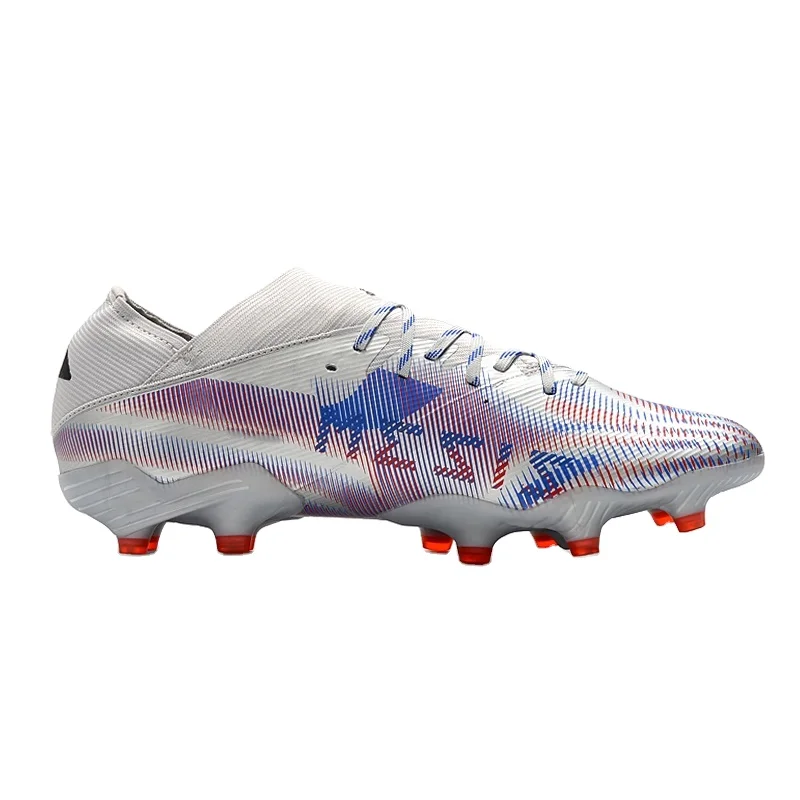 Shoes Men Color White Cheap Sport Shoes Football Boots for Men High Ankle Spikes Soccer Cleats