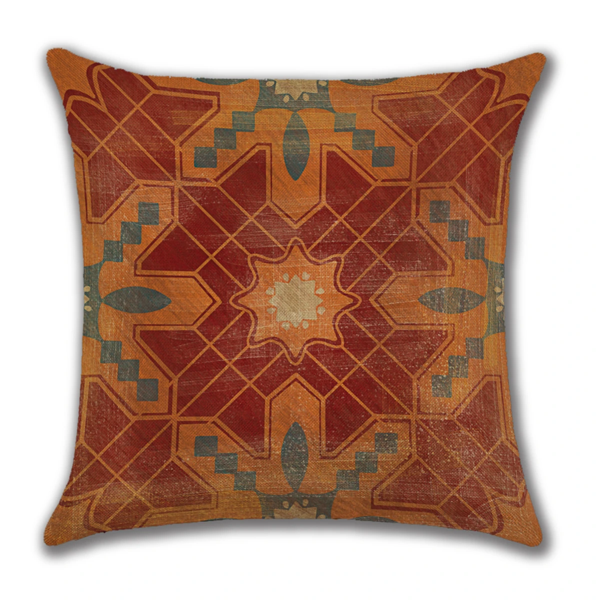 Pillow Cover Customized Linen Printed Logo 45*45cm Pillow Case Cushion Covers Interior Design Pillowcases