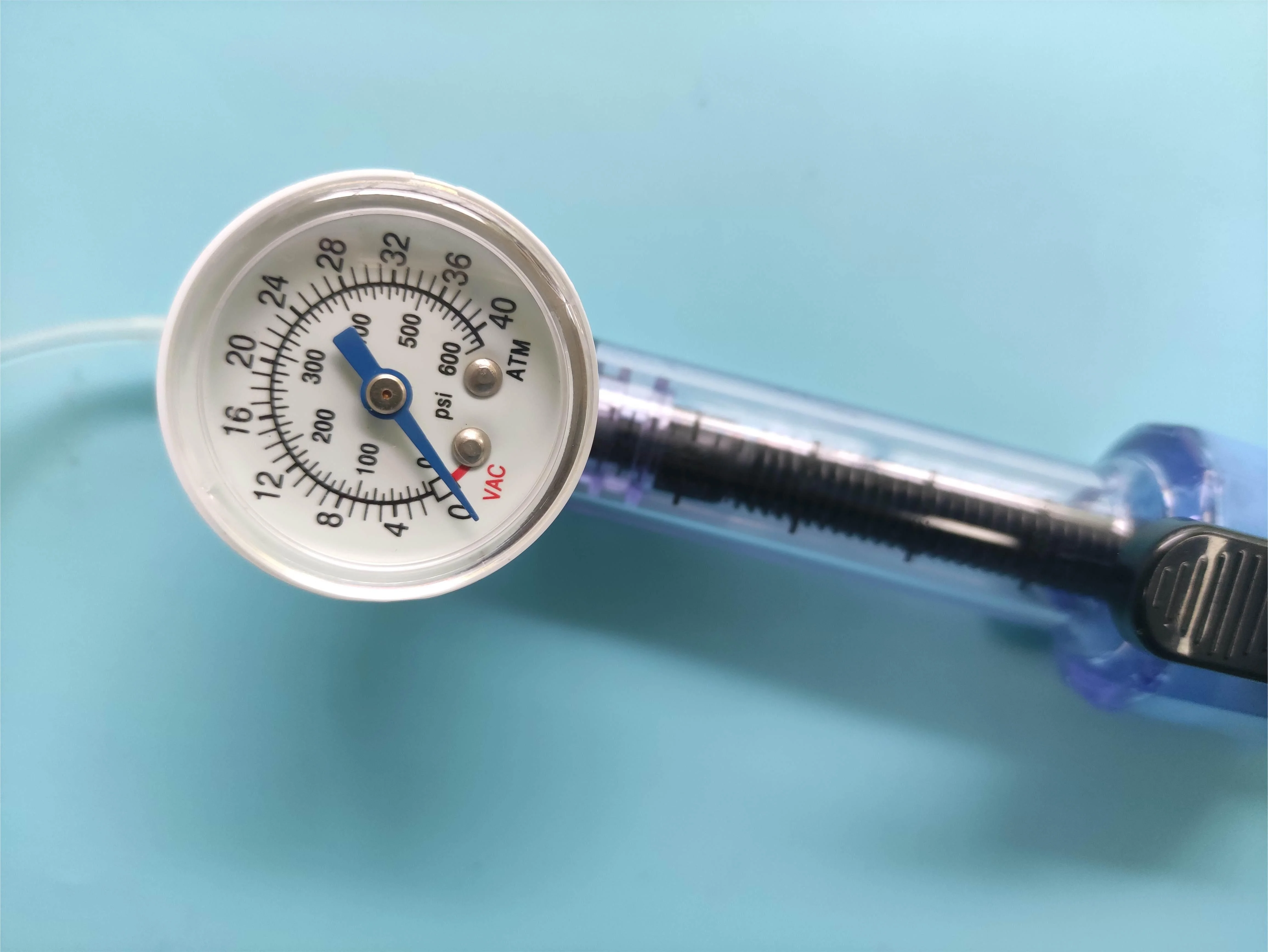 Tianck Medical factory ce iso disposable cardiology consumables 40 ATM balloon inflation device