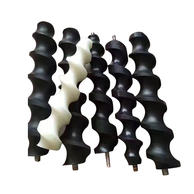 CNC machining feed plastic screw auger for filling machine