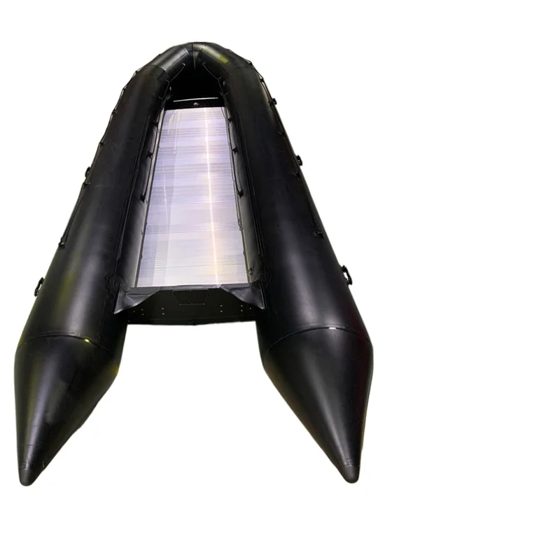 8m aluminum floor inflatable boat with high pressure PVC air tube