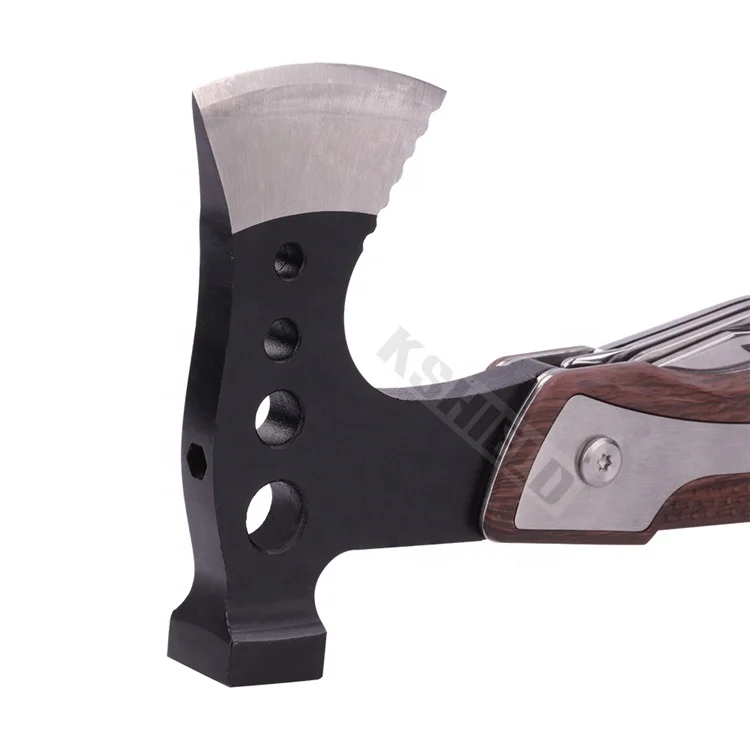 
Hot Sell Popular Camping Tools Multifunctional with sheath Axe hammer 9 in 1hunting axe multifunction camping survive Mining axe 