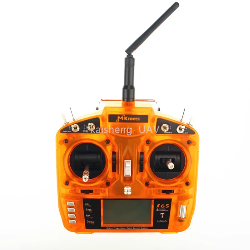 MKron I6s Orange 3rd Gear 6 Channel Airplane Remote Control Multicopter Helicopter Fixed Wing Drone Kit
