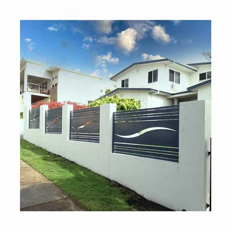 Индивидуальная лазерная резка металла, декоративное наружное облицовочное украшение, садовый алюминиевый забор