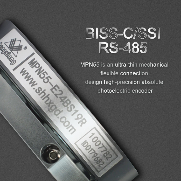 14/15/19/20/24mm hollow shaft encoder absolute encoder single turn 12 bits absolute rotary encoder rs485 output MPN55