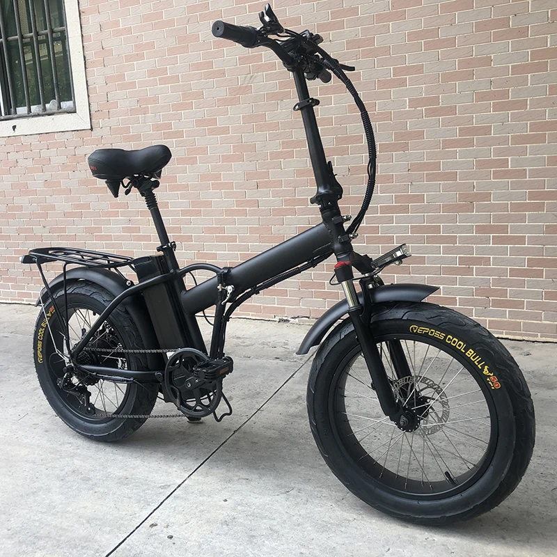 Free shipping fatbike GW20 removable 48v 15ah foldable 20 inch 750w electric bike eu warehouse