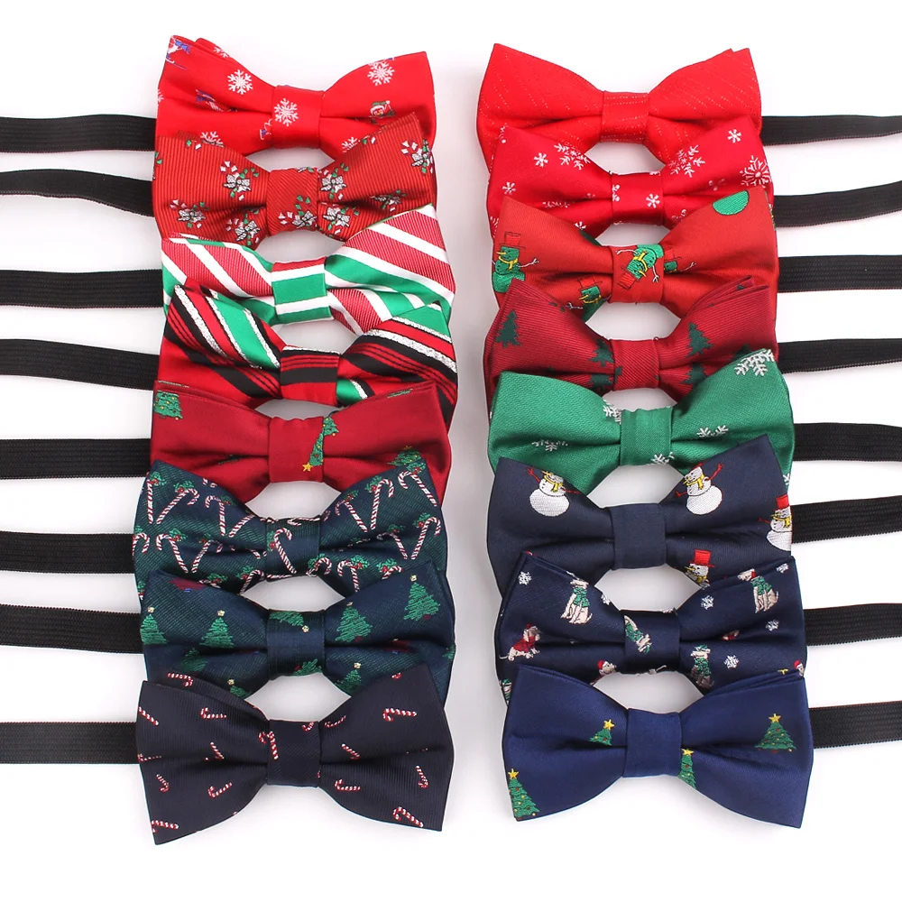 Boys Girls Butterfly Bow Knot Cartoon Christmas Bow Ties Cravats Party Children Bowtie Kids Bow Tie
