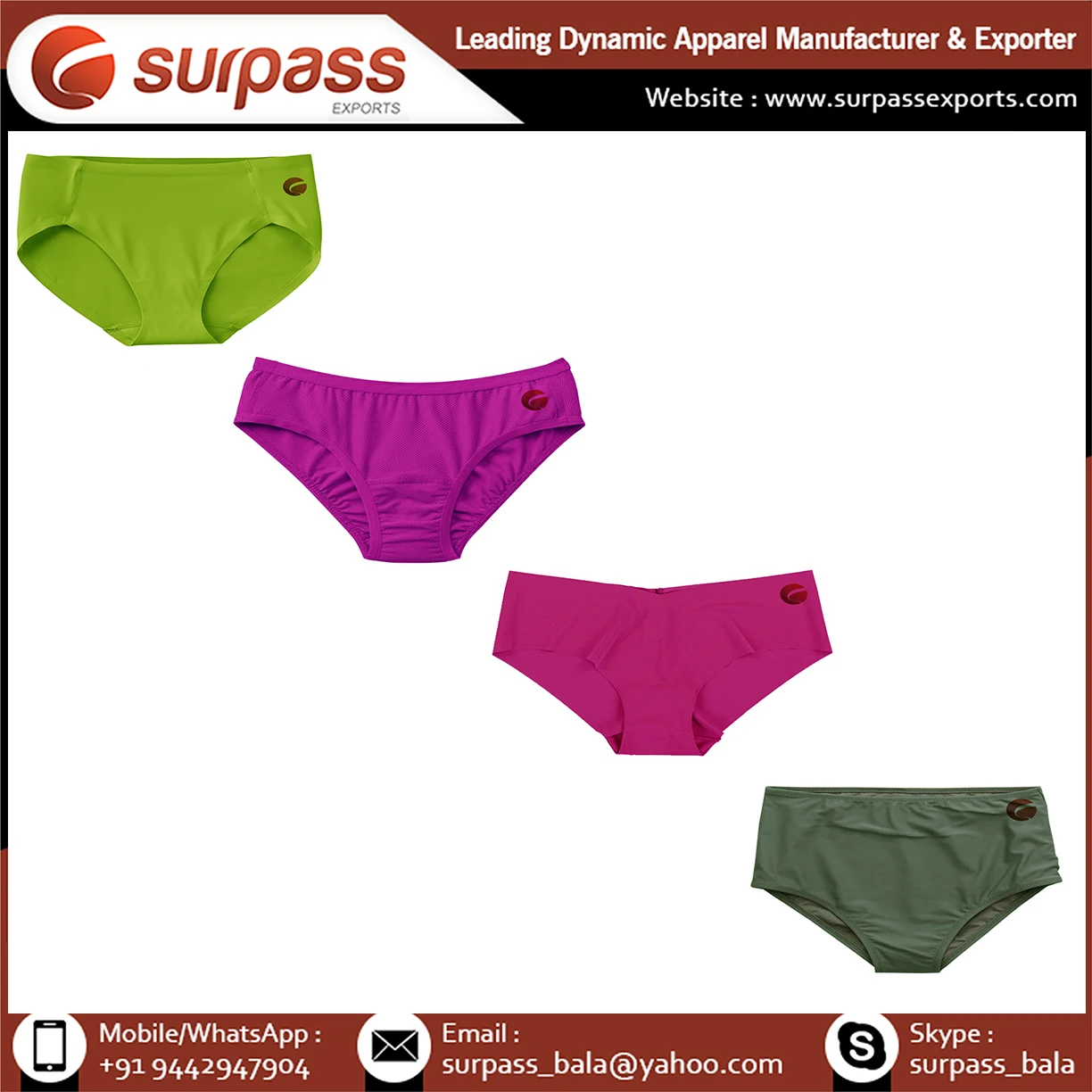 Women panties cotton underwear young girls sexy panties available