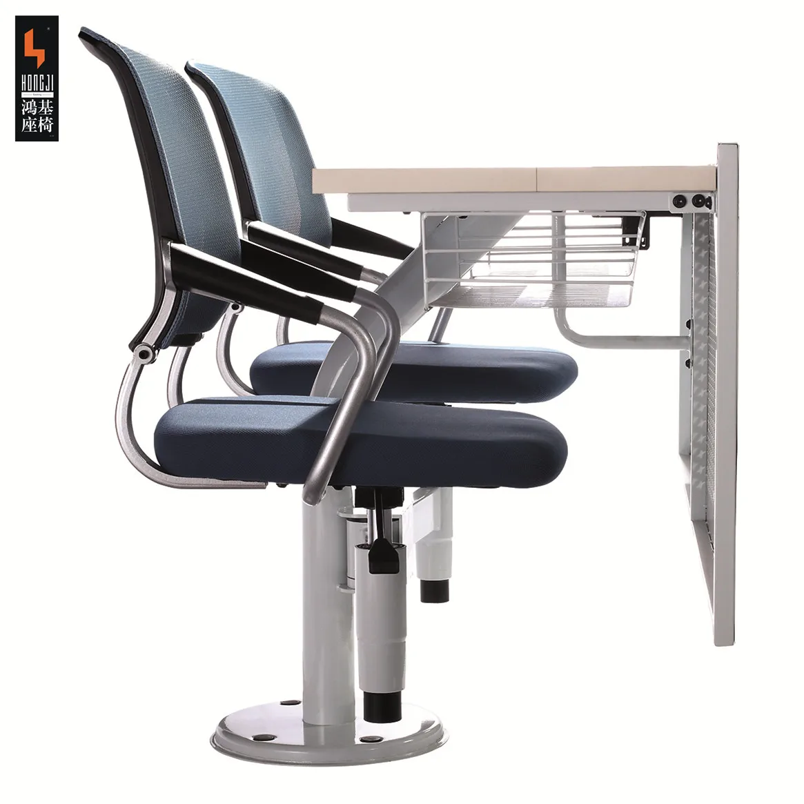 Tip-up Seat Hospital School Furniture school desk and chair 5 years warranty classroom teacher chair lecture room chairs