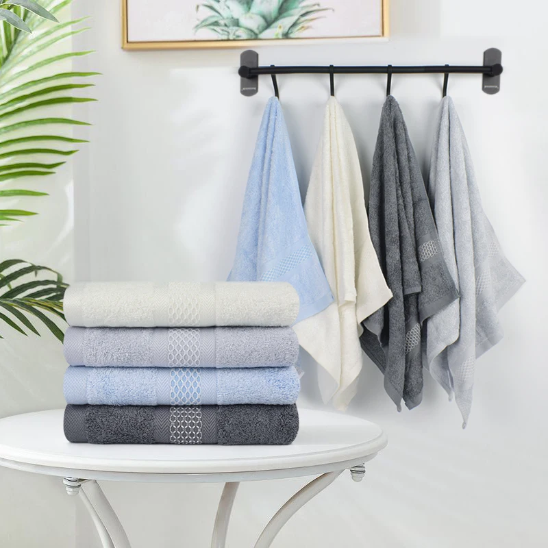 Wholesale Eco-friendly Luxury Soft Hotel And Home Organic Bamboo Fabric Face Bath Towels