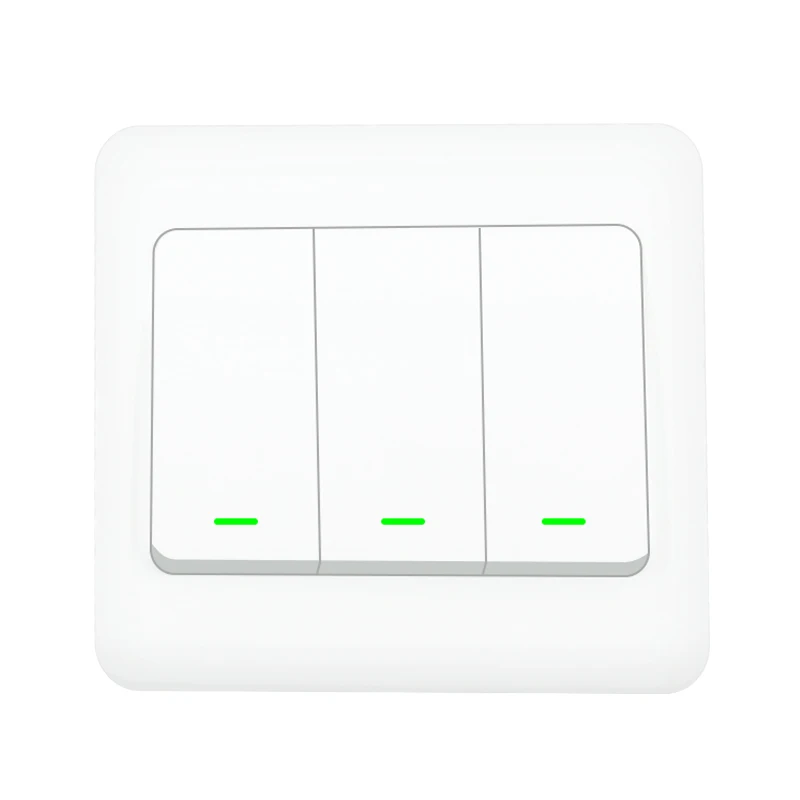 Tuya Smart EU/UK Wifi Wireless Remote Control Physical Button Switch Smart Light Switch