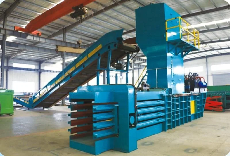 automatic used clothing/cotton compression machine with servo motor