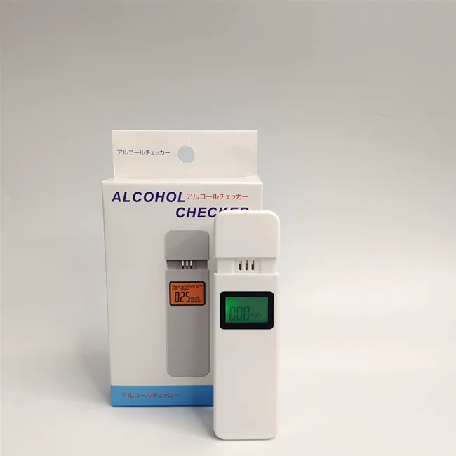 Rapid Response Alcohol Tester Factory Direct Wholesale Alcoholimetro Battery Supply Alcohol Meter
