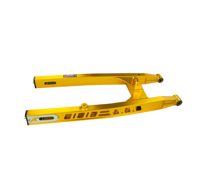 Motorcycle rear suspension rear swing arm Y15-hollow-gold color