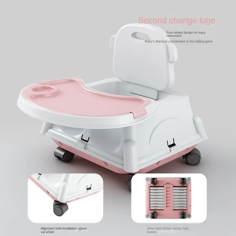 2023 new Adjustable Baby High Chair Fold Feeding High Chair for Baby High Chair