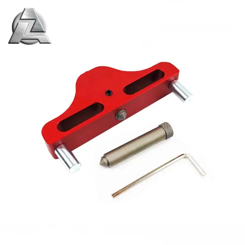 Aluminium Alloy Center Scriber Mark Finder Woodworking Center Line Marking Tools 95mm Measuring Range For Woodworking Carpentry