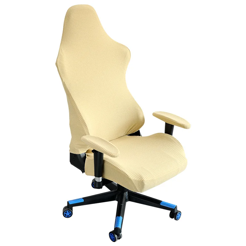 Stretch jacquard computer chair seat covers washable office elastic spandex armchair seat protector cover gaming chair covers