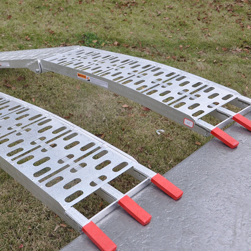 
1 year warranty portable forklift loading container aluminum atv car ramp 