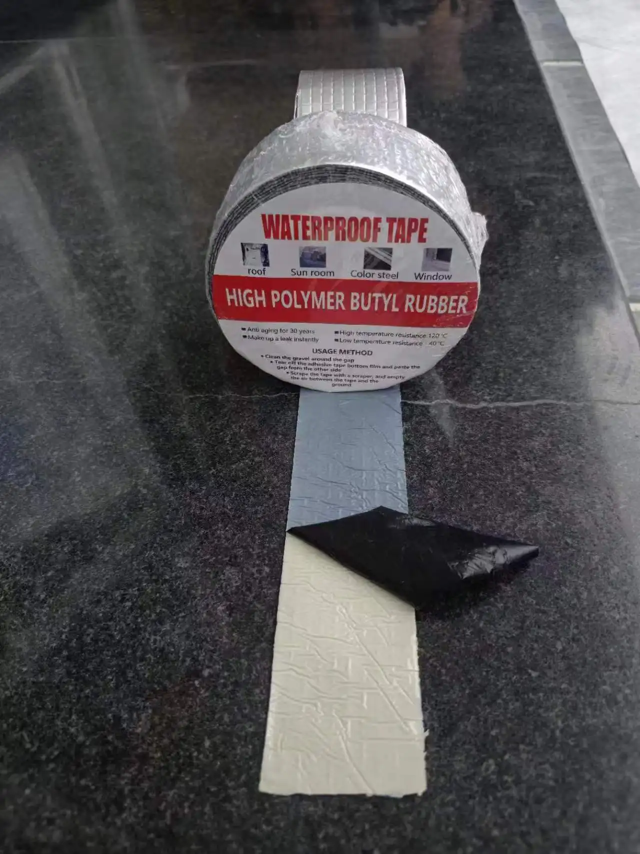 Factory wholesale strong sticky waterproof BUTYL TAPE roof repair sealant Waterproof Tape