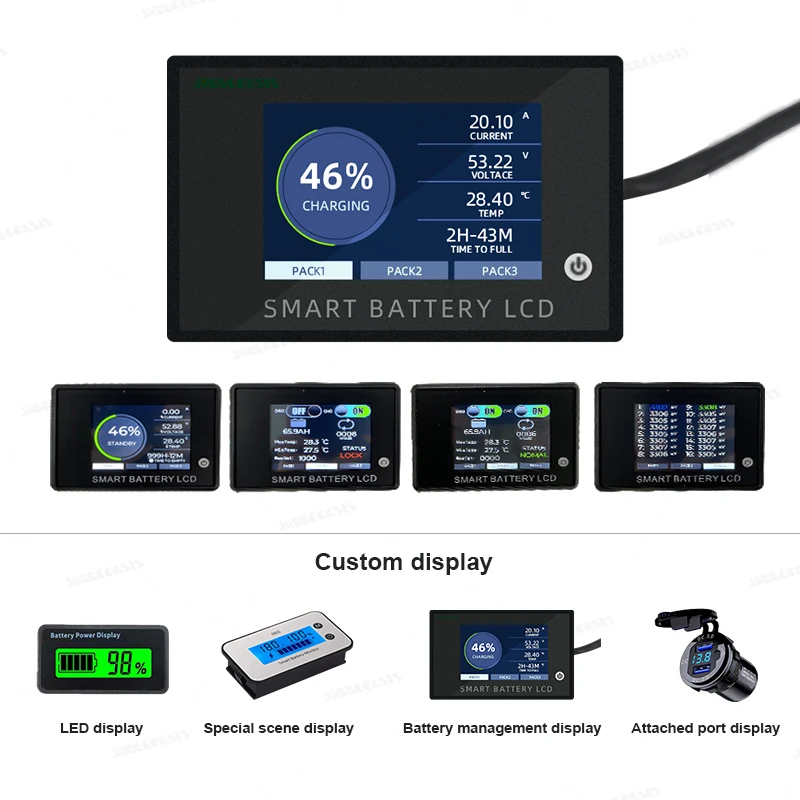 48v 50Ah 2560Wh Club Cart Deep Cycle Lifepo4 51.2v 48 Volts Low Speed Sightseeing Car Lithium Ion Golf Cart Battery Pack