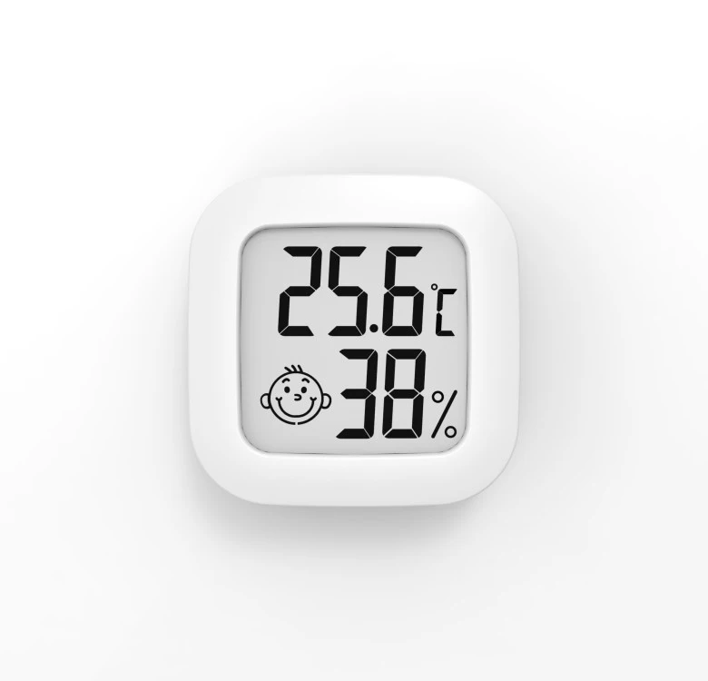 Hot-selling digital LCD indoor magnetic thermometer hygrometer Humidity time meter CX0726 digital hygrometer