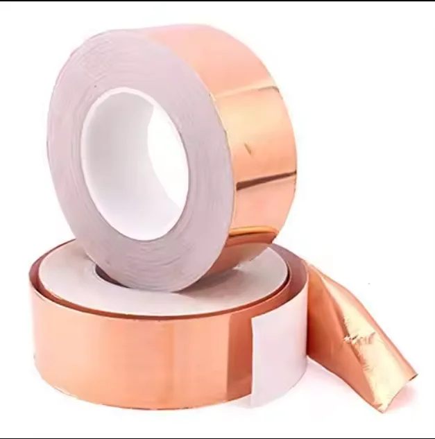 LongTai  Copper Foil Adhesive TapeConductive Copper Foil Tape Electrical Connection between Surfaces