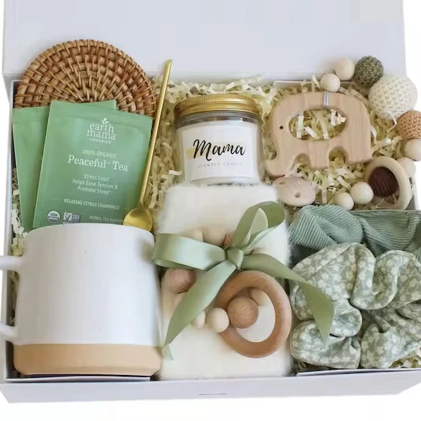 Best Seller Personalized Customization New Baby Gift Box Congrats On Your New Baby Congratulations Pregnancy Mug Set Gift Box