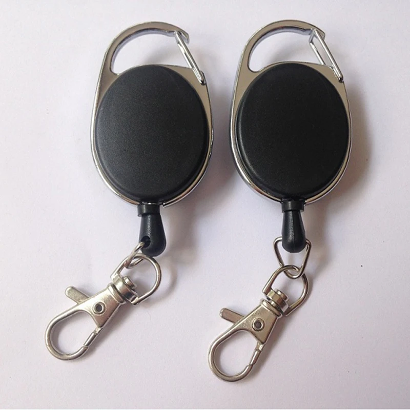 hook  clip yoyo badge reel key holder