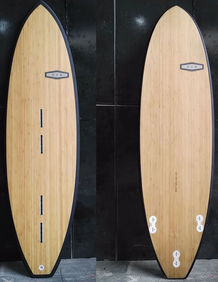 Eps Fiberglass wooden kitesurf board
