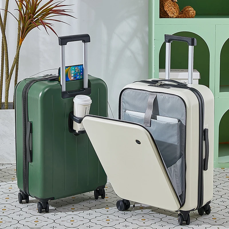 Unisex High Quality Smart Luggage Spinner Trolley Case ABS Material Suitcase Set for Personal Travel Wholesale