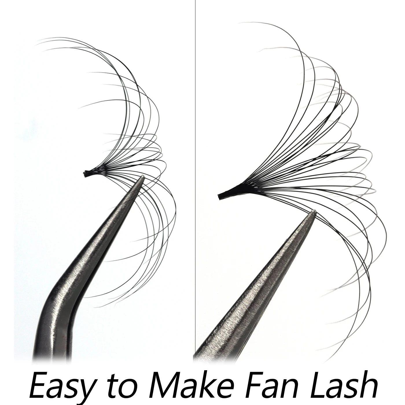 Korea PBT Material Silk Lashes Extension Flat Ellipse Eyelashes