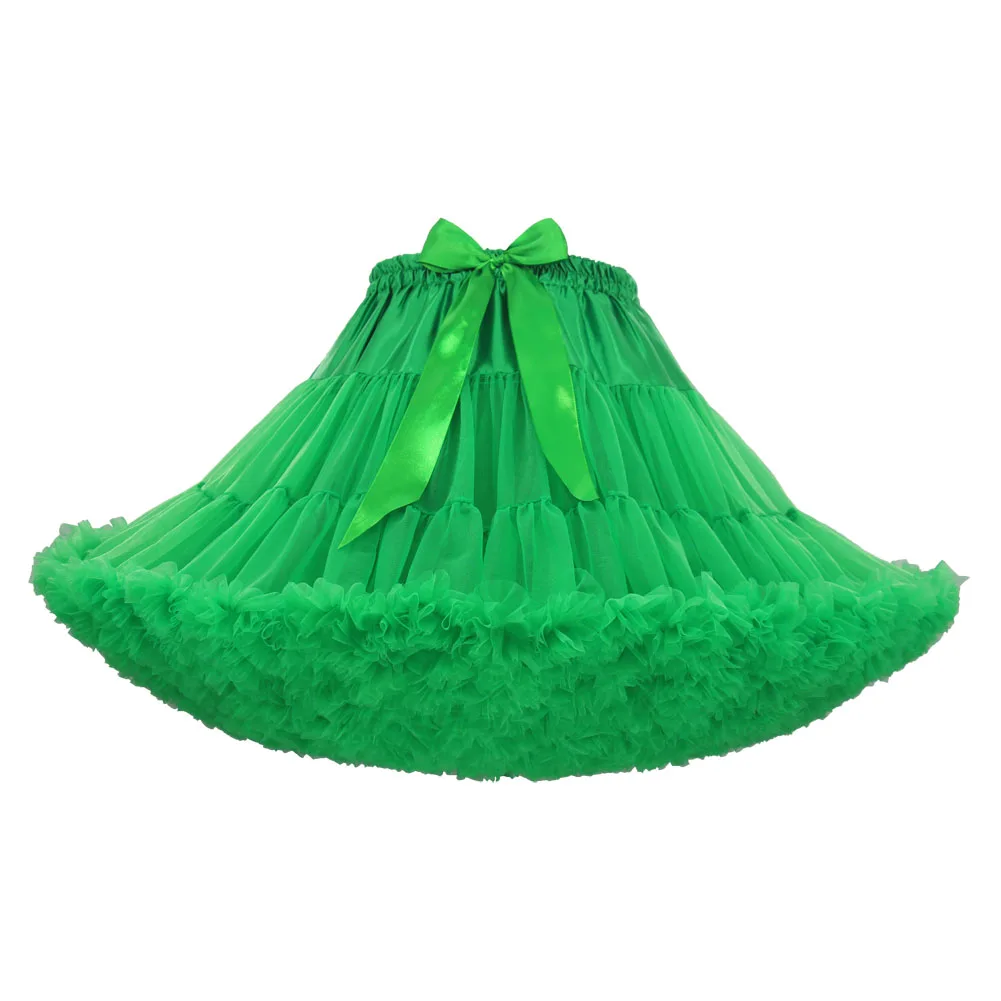 Best Quality Essential adult chiffon ballet tutu pure color multi layer tulle skirt
