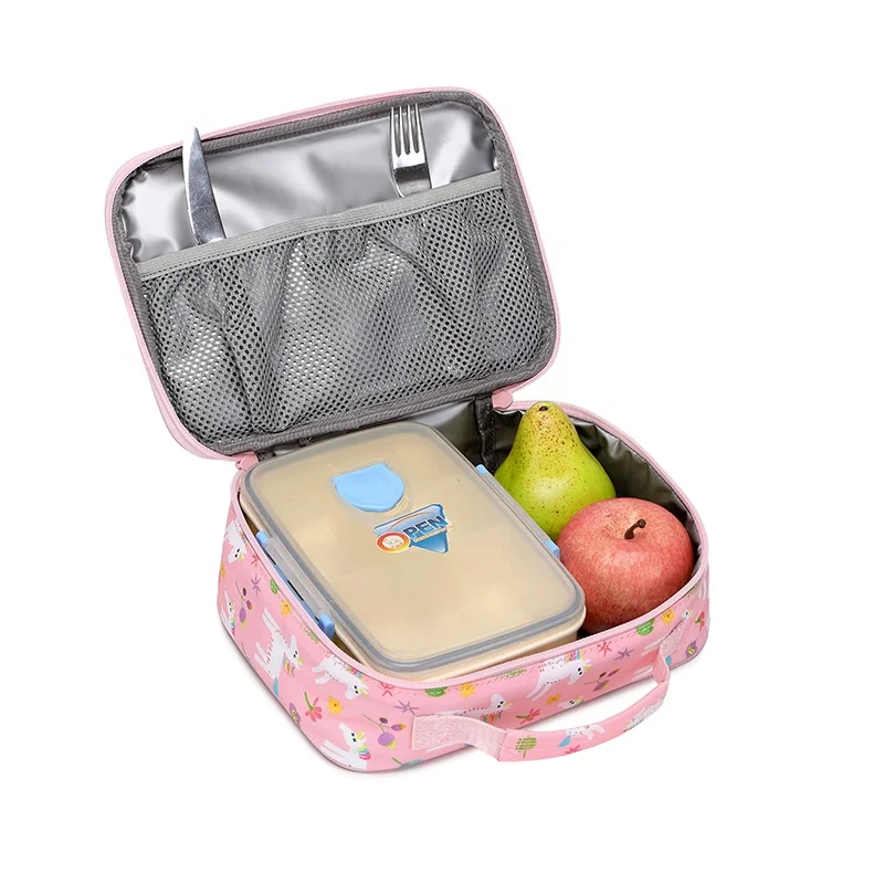 Custom lunch bag school thermal bags for food school 2022 lunch cartoon school kids girl personalized cooler bag logo