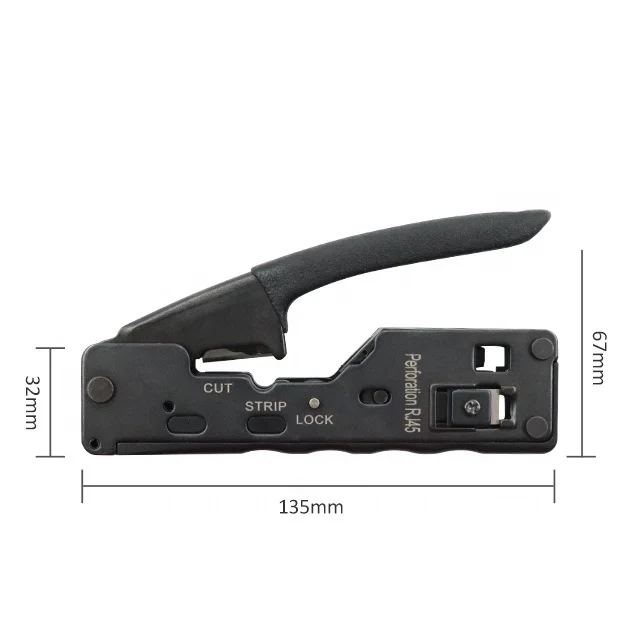 Wholesale Cable Crimper Easy Handing RJ45 Crimping Tool Crimp 22awg 32awg CAT5E CAT6 CAT7 Cable Plier Tool