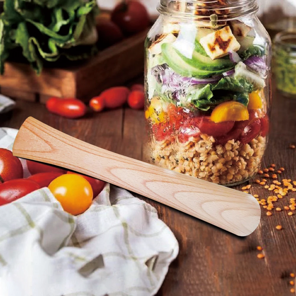 Bamboo Coffee Pressing Tamper Tool Kitchen Wood Mallet Food Masher Sauerkraut Fermentation Tamper