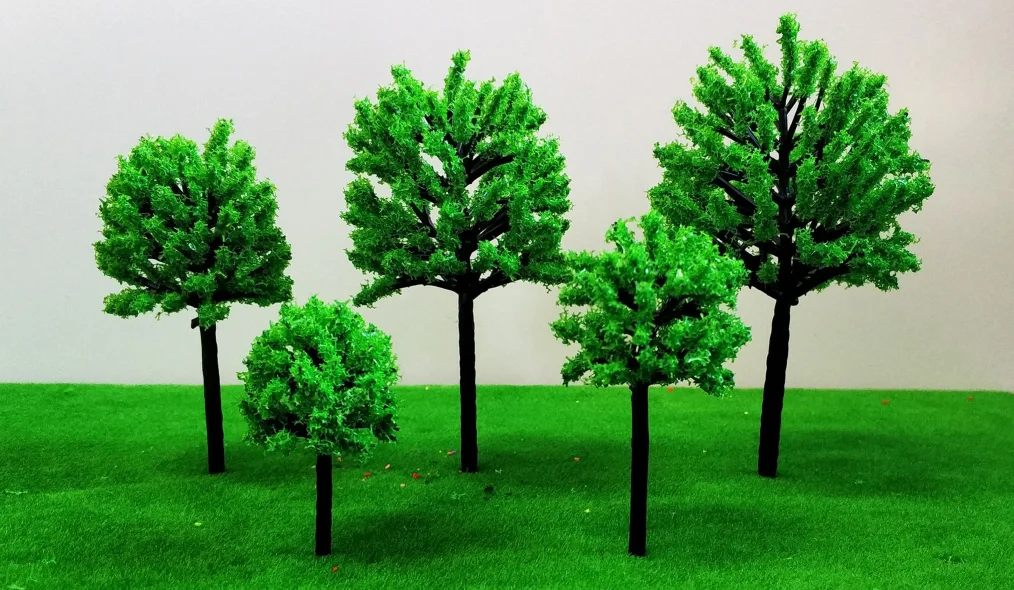 architecture model miniature wire decorative scale wire tree in ho train layout model building kits toy