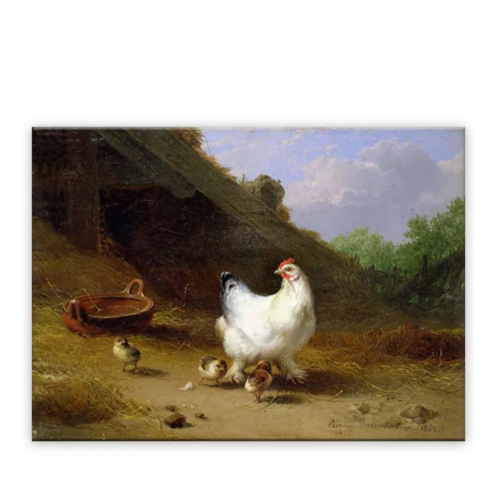 Realistic handpainted classical home goods animals oil painting