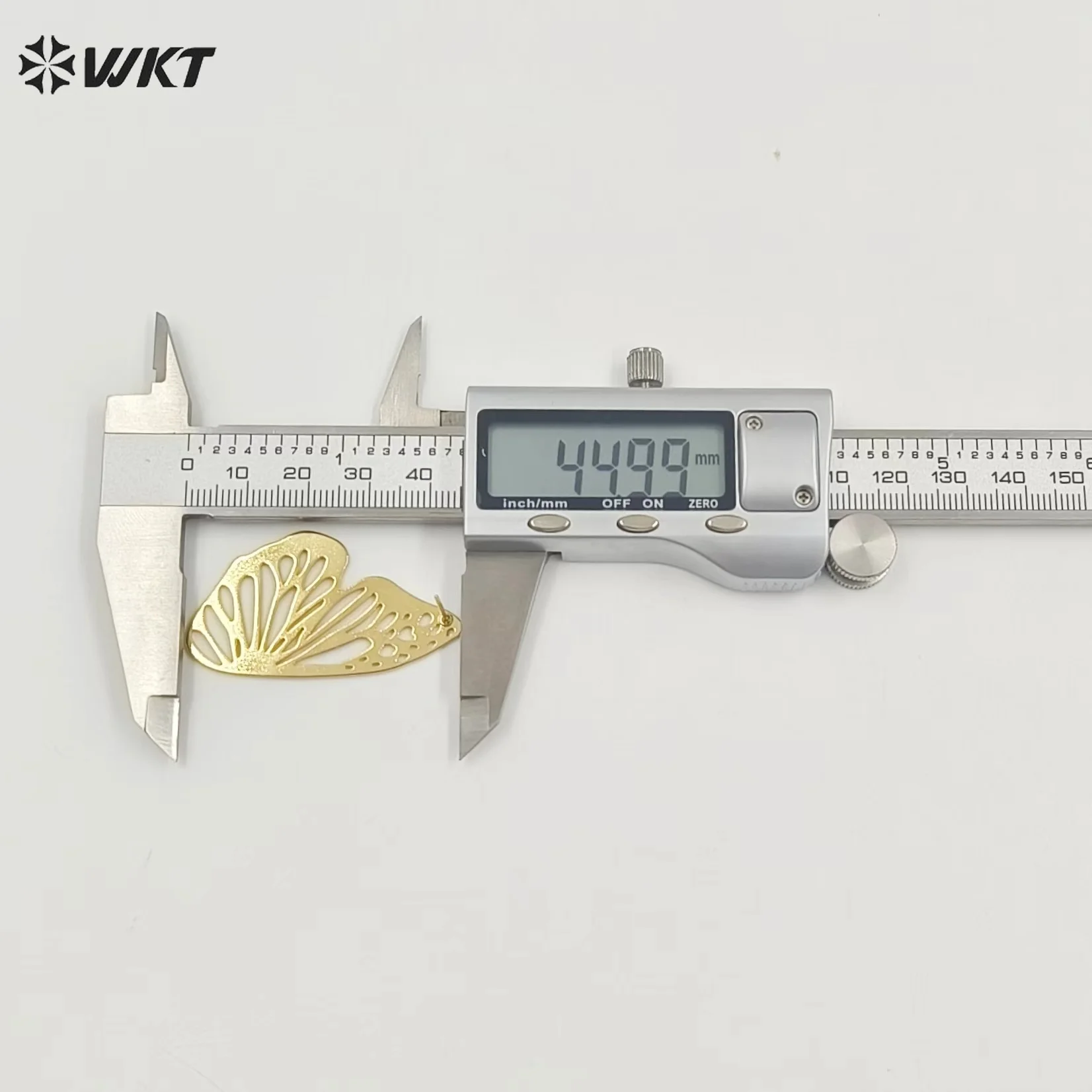 WT-JFE114 New Brass Metal 18K Real Gold Plated Butterfly Earrings In Elegant Style For Women Wearing