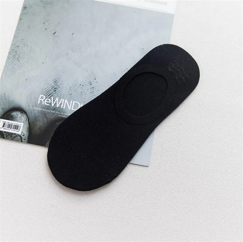 Wholesale Custom Men Women Low Cut Invisible Boat Short Socks No Show Black White Cotton Solid for Man Quick Dry Anti-slip