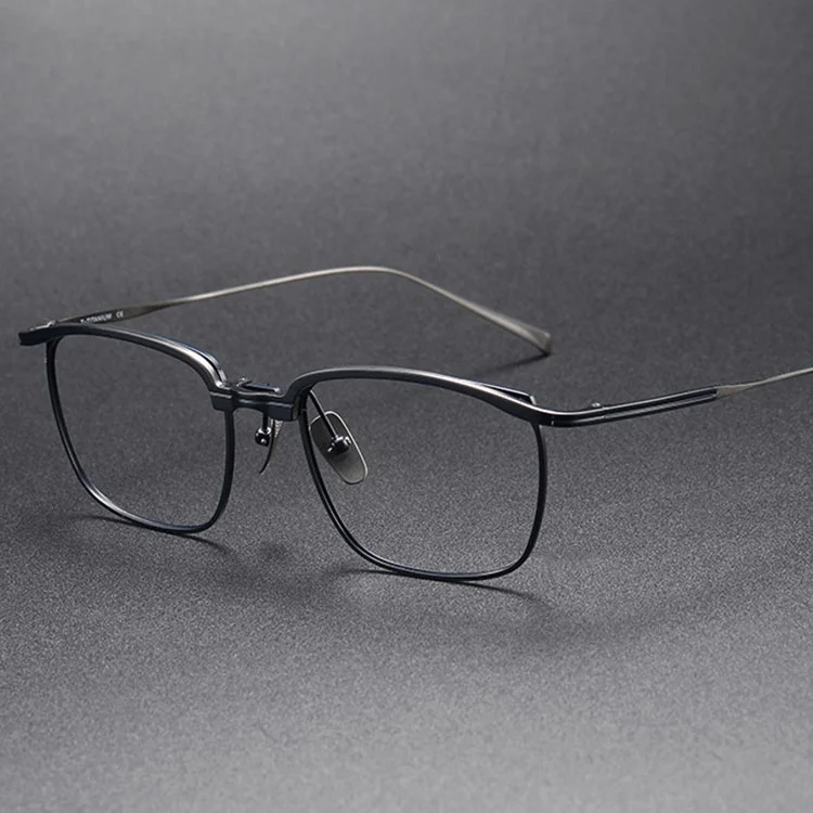 OEM Titanium Flexible Eyeglasses Frame For Men Spectacles Fashionable Optical Frames For Reading Glasses German Eyewear