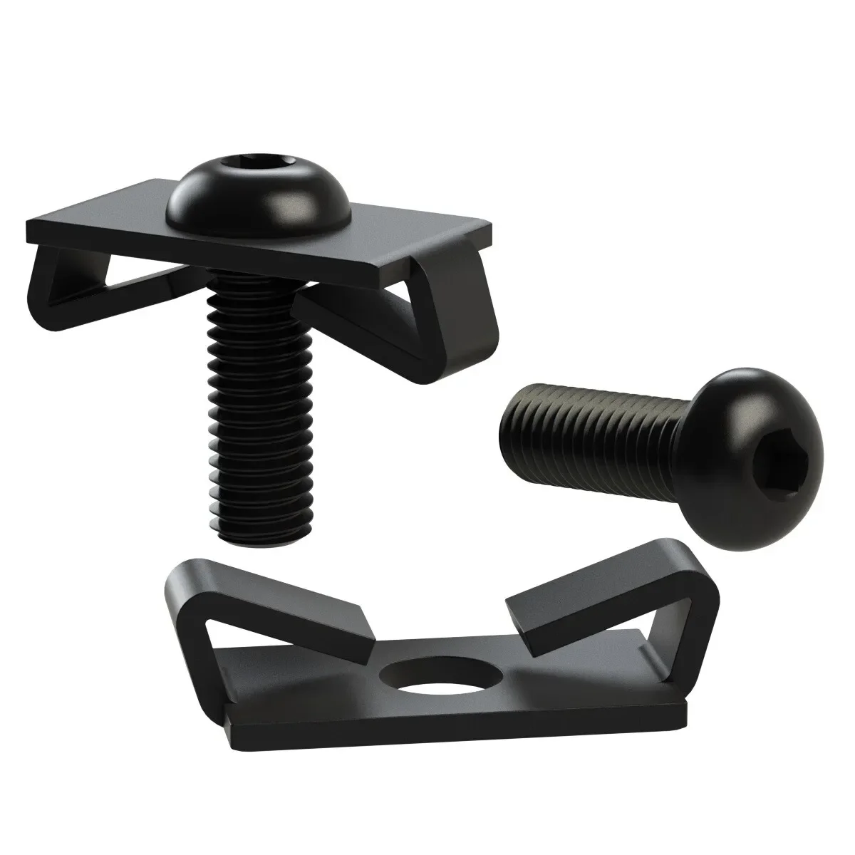 M6 M8 M12 Aluminum profile Elastic Fastener 2020 3030 4040 4545  T slot extrusion profile connector fastener joint set