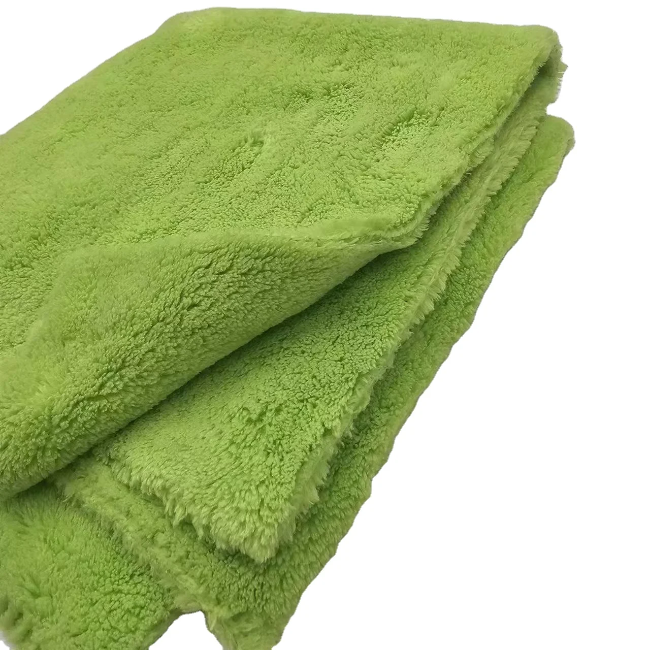 Microfiber Cotton Dry Towel Quick-Dry Square Car and Window Cleaning Cloth 1200gsm Twist Pattern for Kitchen Use