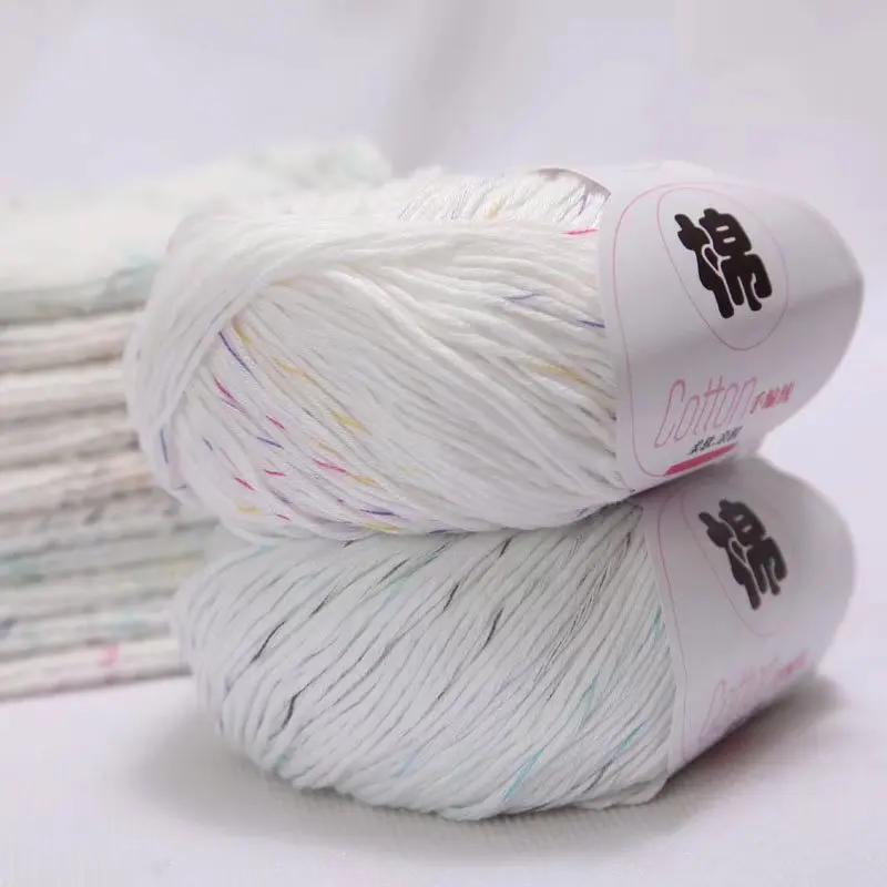Factory direct price Own Brand crochet hand knitting yarn Cotton Yarn for weave