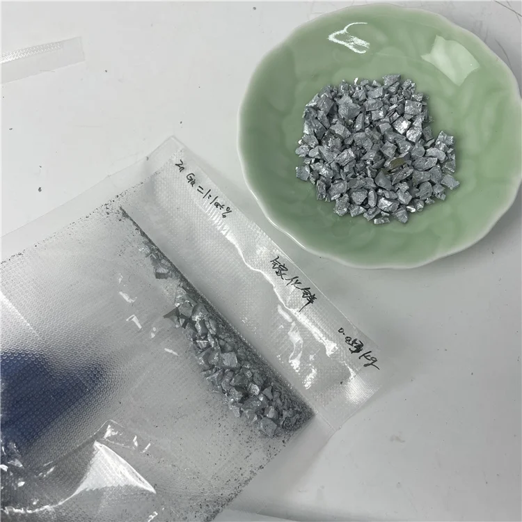 Top 99.99% Zinc Gallium Alloy Granules Customize ZnGa50at% 1-6mm ZnGa Alloy Pellets Pieces