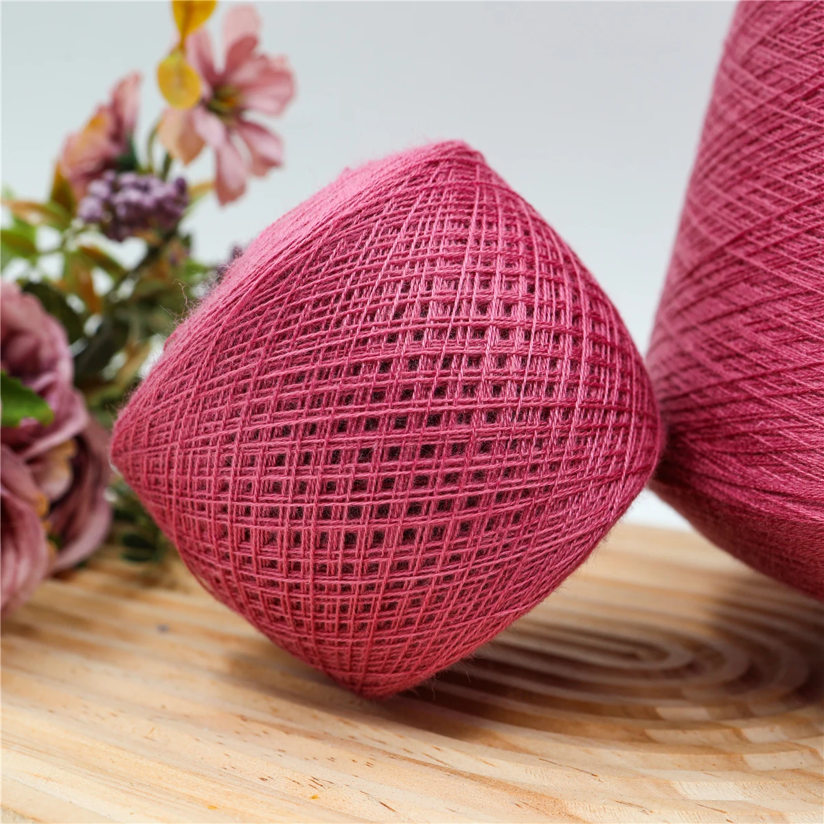 50NM/68NM 6%Natural Silk 6%Wool 22%Nylon 28%Acrylic 38%Polyester acrylic yarn blended yarn Cotton Polyester Blended Weaving Yarn