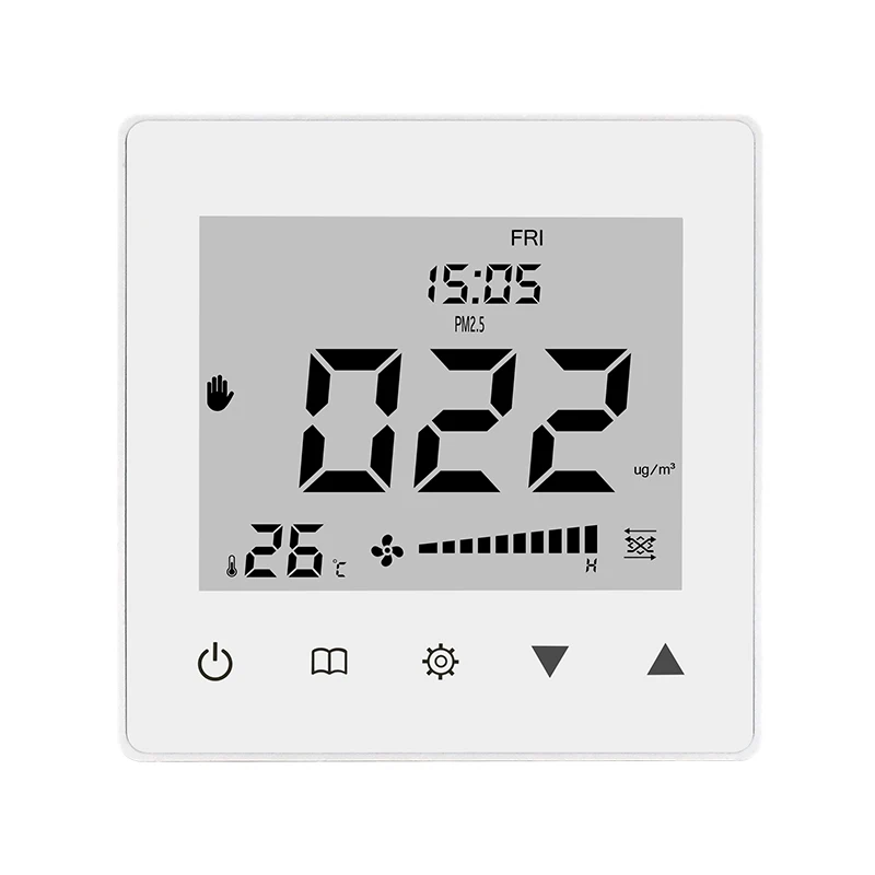 Контроллер вентилятора EC 0-10 В с VOC PM2.5 и WIFI Tuya пульт дистанционного управления вентиляционная система контроллера
